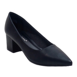 Pompe clasice negre pe stâlpul A-3371 negru 1