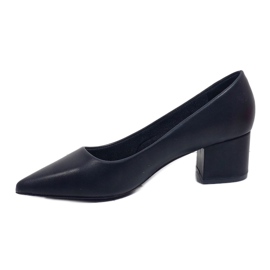 Pompe clasice negre pe stâlpul A-3371 negru 2