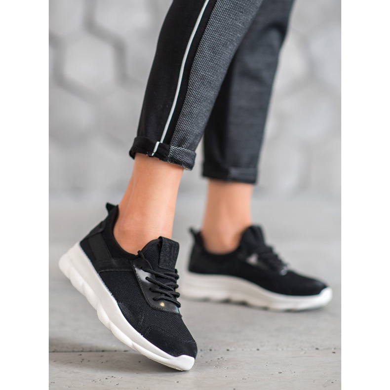 Marquiz Pantofi sport de alunecare negru 1