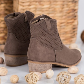 Filippo Cizme de cowboy ajurate maro 1