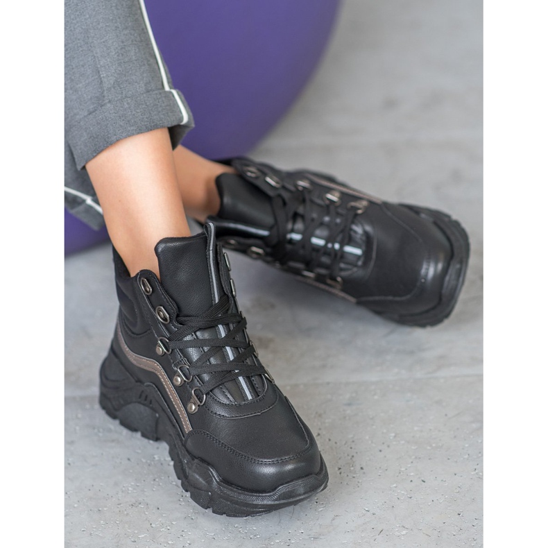 Queentina Adidași calzi negru 1