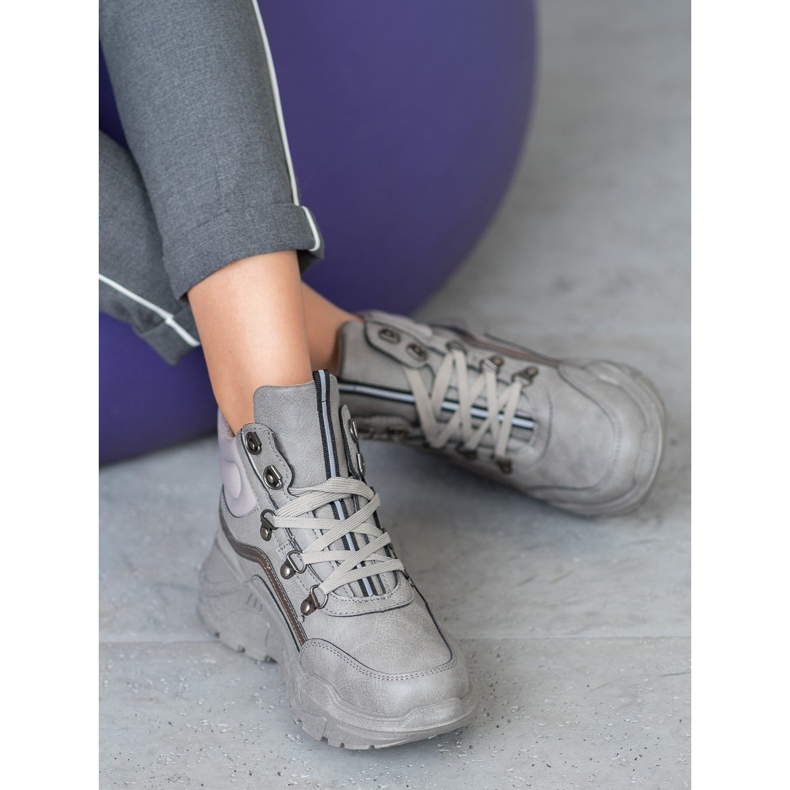 Queentina Adidași calzi gri 1