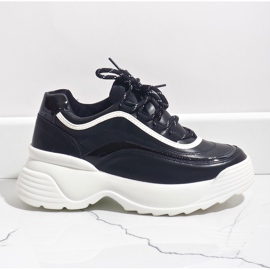 Adidași sport negri din piele ecologică 7918-Y negru 2