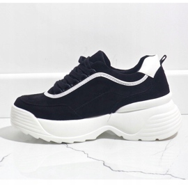 Adidași sport negri din piele ecologică 7917-Y negru 2 Adidași sport negri din piele ecologică 7917-Y negru 2