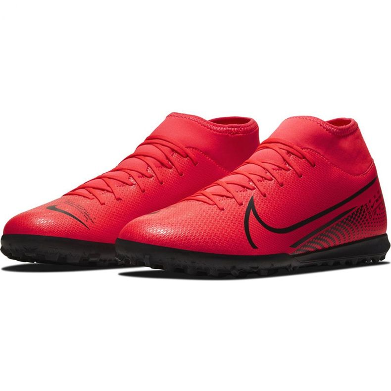 Pantofi de fotbal Nike Mercurial Superfly 7 Club Tf M AT7980-606 roșu roșu 2 Pantofi de fotbal Nike Mercurial Superfly 7 Club Tf M AT7980-606 roșu roșu 2