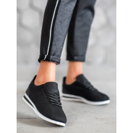 SHELOVET Pantofi legați pe platformă negru 1