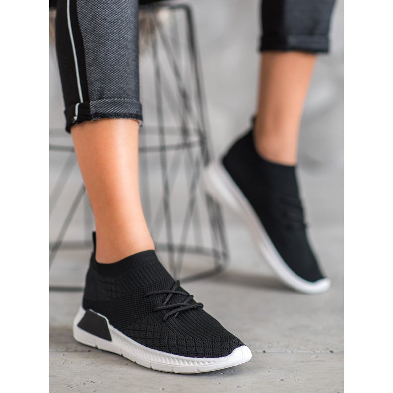 SDS Pantofi sport de alunecare negru 1