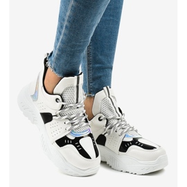 Adidași de sport albi K-505 1