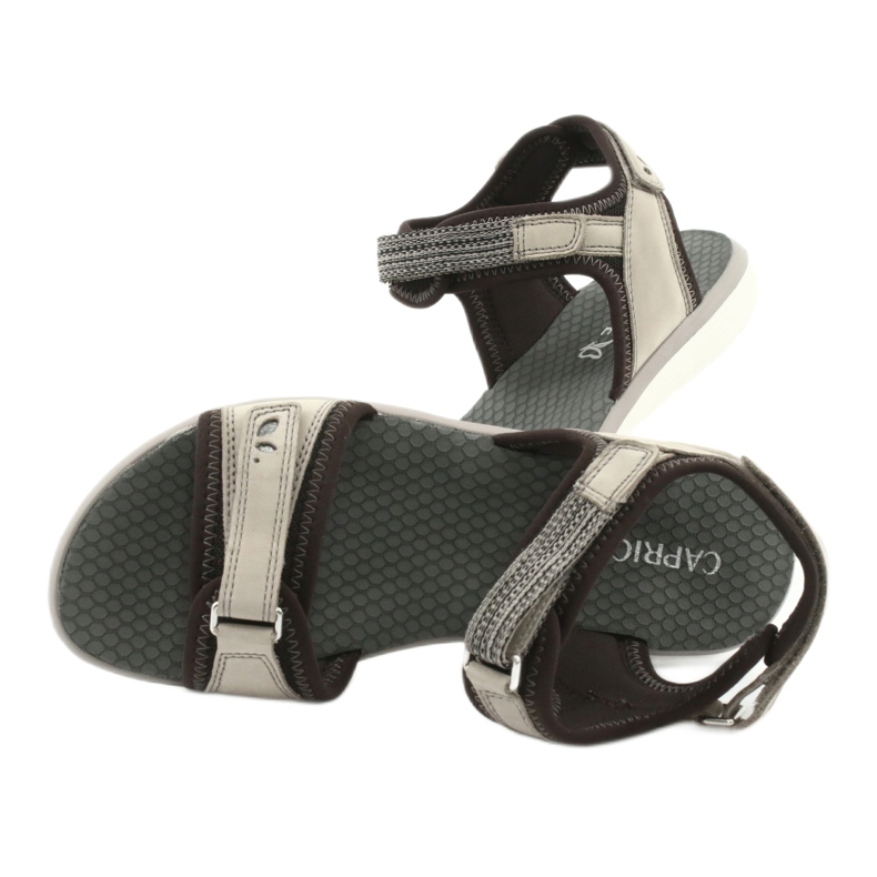 Sandale sport confortabile Caprice 28606 bej maro 6 Sandale sport confortabile Caprice 28606 bej maro 6