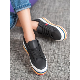 SHELOVET Încălțăminte sport pe platformă negru multicolor 2