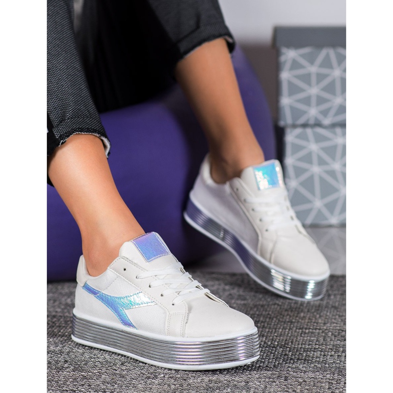 Ideal Shoes X-9758w alb 1 Ideal Shoes X-9758w alb 1