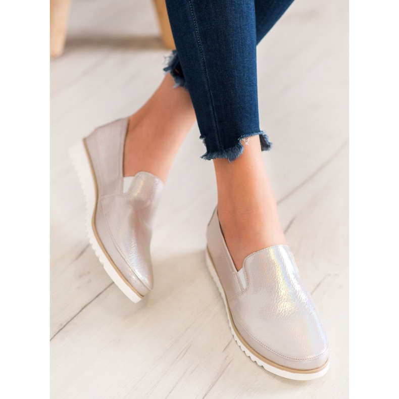 Sergio Leone Pantofi Golden Slip On maro galben 1