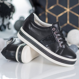 Bestelle Adidași cu zirconiu cubic negru 1