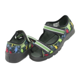 Pantofi pentru copii Befado 969X140 roșu albastru gri verde galben 4