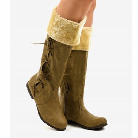 Cizme plate maro, izolate AF1151 2 Cizme plate maro, izolate AF1151 2