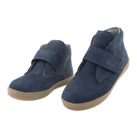 Ghete velcro Mazurek 1101 bleumarin albastru 3