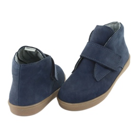 Ghete velcro Mazurek 1101 bleumarin albastru 4