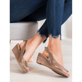 Sergio Leone Sandale cu aur deschis de aur 2 Sergio Leone Sandale cu aur deschis de aur 2