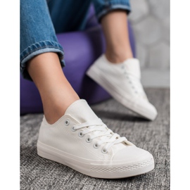 Fashion Adidași clasici alb 1