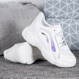 SHELOVET Adidași la modă pe platformă alb 1