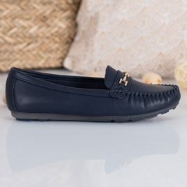 Fama Mocasini eleganți albastru marin albastru 1