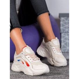 SHELOVET Adidași eleganți bej 1