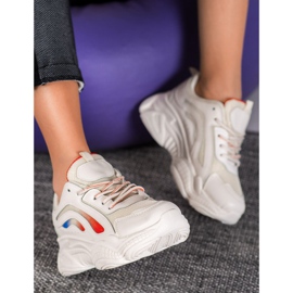 SHELOVET Adidași eleganți bej 2