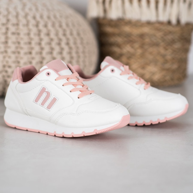 SHELOVET Adidași sportivi alb 1