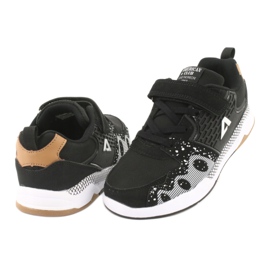 American Club Pantofi sport copii americani pentru copii BS03 negru alb 4