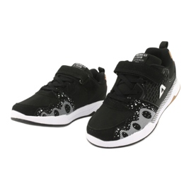 American Club Pantofi sport copii americani pentru copii BS03 negru alb 3
