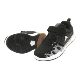 American Club Pantofi sport copii americani pentru copii BS03 negru alb 5