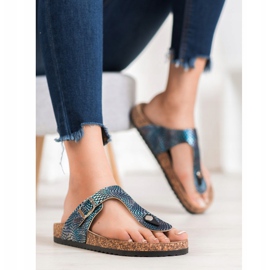 Evento Flip-flops cu un model multicolor 2