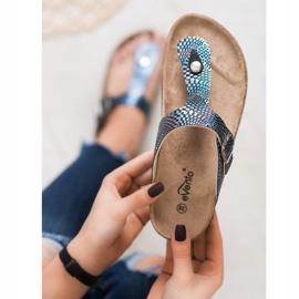 Evento Flip-flops cu un model multicolor 3