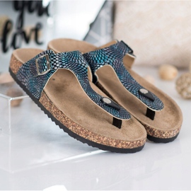 Evento Flip-flops cu un model multicolor 4