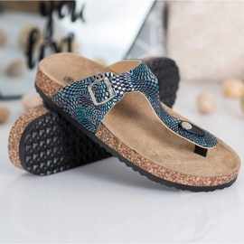 Evento Flip-flops cu un model multicolor 5