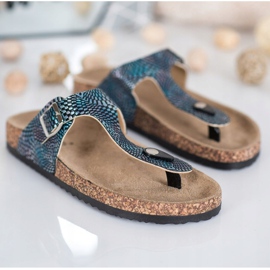Evento Flip-flops cu un model multicolor 6