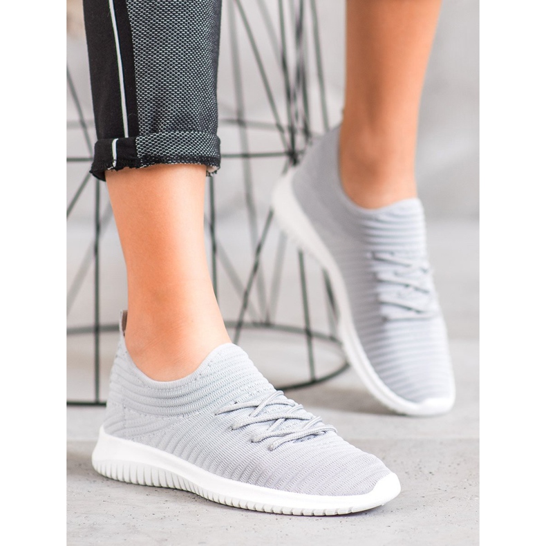 SHELOVET Încălțăminte textilă gri 1