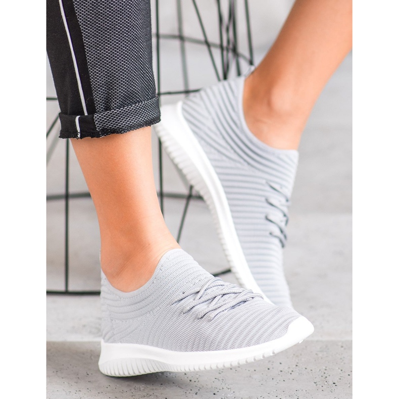 SHELOVET Încălțăminte textilă gri 2