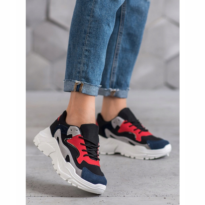 SHELOVET Adidași din material textil multicolor 1 SHELOVET Adidași din material textil multicolor 1