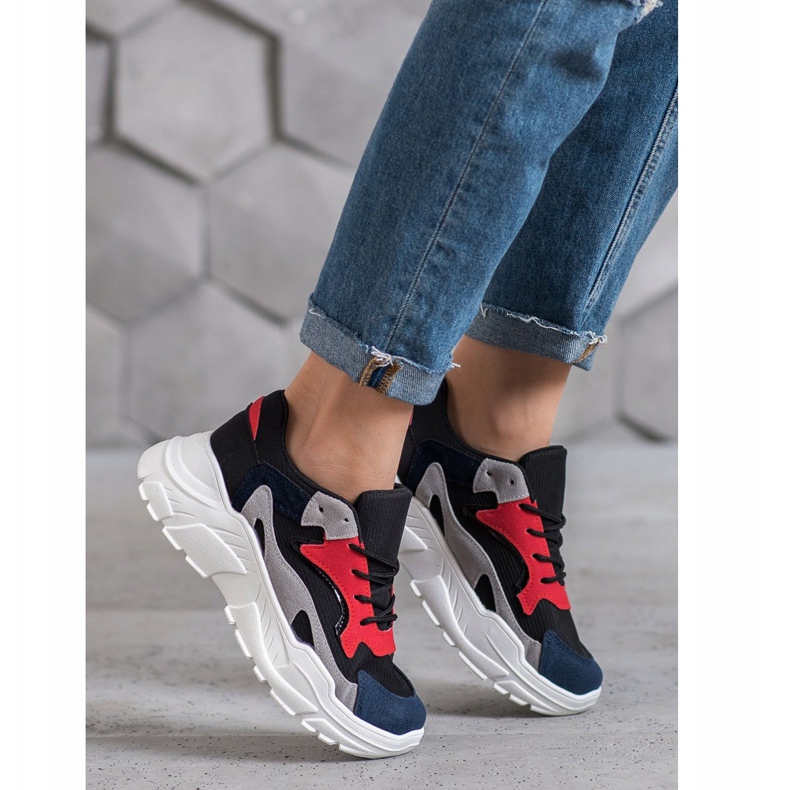 SHELOVET Adidași din material textil multicolor 2 SHELOVET Adidași din material textil multicolor 2