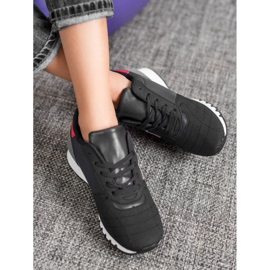 SHELOVET Pantofi de sport negru roșu multicolor 1 SHELOVET Pantofi de sport negru roșu multicolor 1