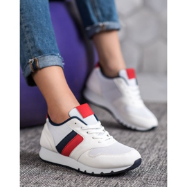 SHELOVET Pantofi sport clasici alb 1