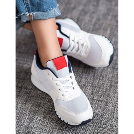SHELOVET Pantofi sport clasici alb 2