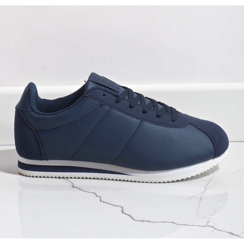 Pantofi sport pentru femei la modă bleumarin 7-7925B albastru marin 2
