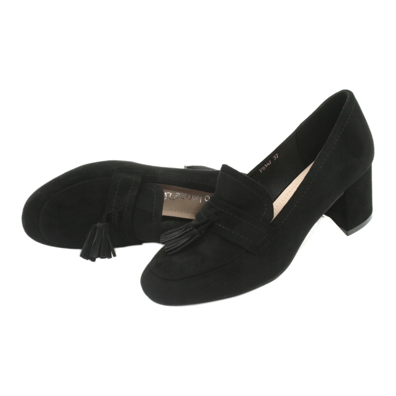 Pantofi pe post de Sergio Leone PB147 negru 5