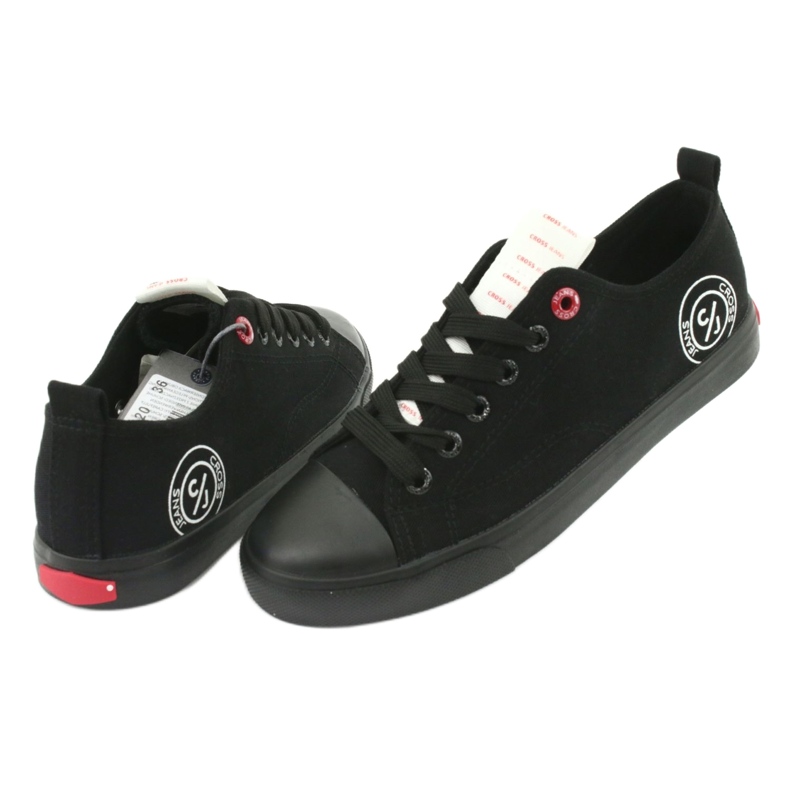 Cross Jeans Adidași legați pentru femei FF2R4020 Negru 3