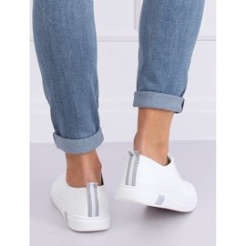 Adidași cu șiret alb și gri BB77 Gri 2