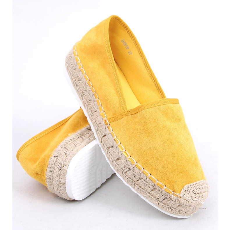 Espadrile de miere pentru femei JH91P Galben 1