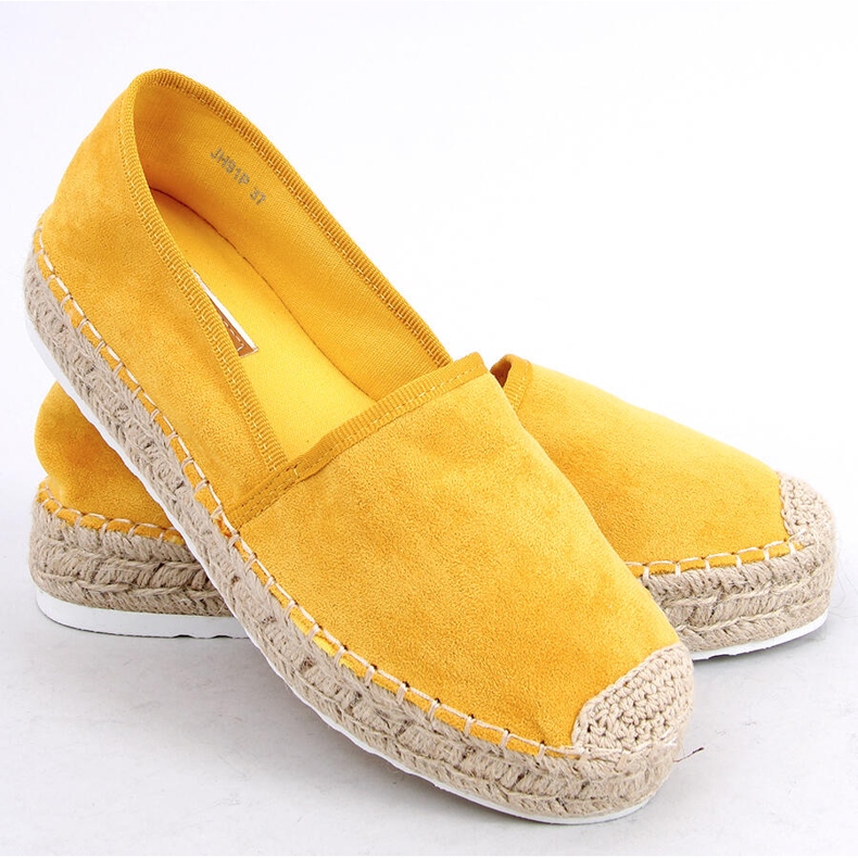 Espadrile de miere pentru femei JH91P Galben 2