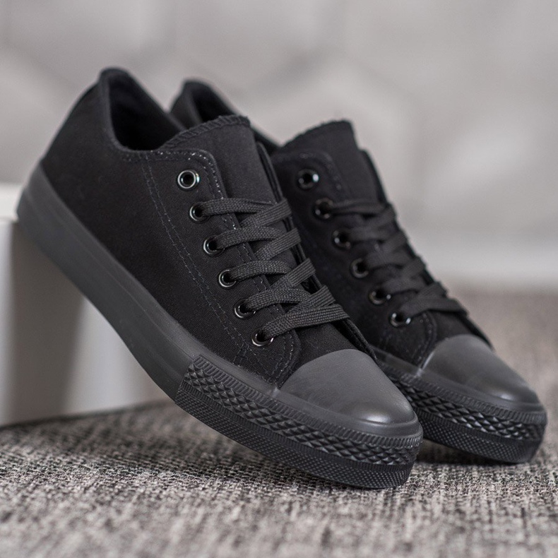 Fashion Adidași clasici negru 1